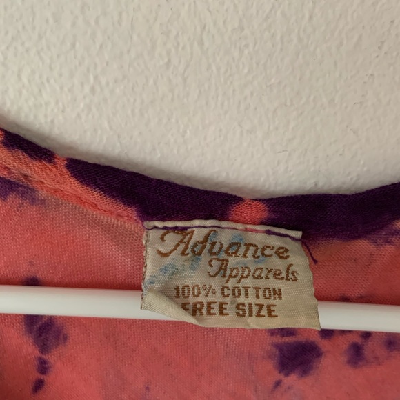 Vintage Tie Dye Cotton Tank Top XL - Picture 3 of 4